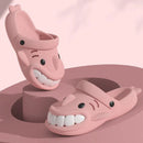 Cute Funny Shark Slippers Summer Outerdoor Garden Shoes Indoor Non-Slip Floor Home Slipper