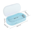 UV sterilizer box for phone and jewelry disinfection | Dual UV-C light sanitizer with aromatherapy feature | Personal sanitizer box for smartphones and accessories | Portable phone cleaner with USB power | Jewelry and watch sterilizer with safe UV light | Aromatherapy UV disinfection box for home or travel | Chemical-free sterilization for personal items | Compact UV light box for phones and small gadgets | Disinfection box that kills 99.9% of germs and bacteria.