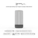 The New LED Camping Light is a sleek cylindrical portable night light with a transparent top, dark base, and magnetic design. It offers 6-60 lumens of warm 2700K glow and lasts up to 16 hours. Featuring Type-C recharging, flexible filament, and high transparency in an anti-drop design.