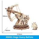 Robotime ROKR Siege Heavy Ballista 3D Wooden Puzzle War Game Assembly Toys Gifts for Children Boys Kids KW401