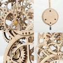 Robotime Rokr Pendulum Clock 170 Pcs 3D Wooden Puzzle Toys Building Block Kits Assembly Gifts For Children Adults
