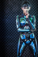 Tight sci-fi performance costume