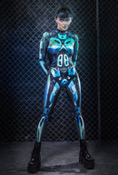 Tight sci-fi performance costume