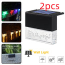 Colorful RGB solar LED light for outdoor steps and fences | Waterproof solar fence light with dusk-to-dawn sensor | Decorative LED step light with multi-color glow | Solar-powered RGB lighting for garden and patio use | Weatherproof outdoor light for decks and walls | Fence-mounted LED light with color-changing effects | Easy-install solar step light with vibrant illumination | Energy-saving solar LED for outdoor safety lighting | Durable RGB fence light for night-time ambiance | Multi-color solar LED lamp