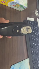 Electric can opener, automatic one-touch jar and bottle opener, portable hands-free kitchen tool for easy opening