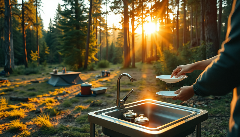 Elevate Your Camping Experience: Top-Rated Portable Kitchen Sinks for Effortless Dishwashing