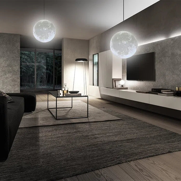 3D Printed Moon Lamp For Home Living Room