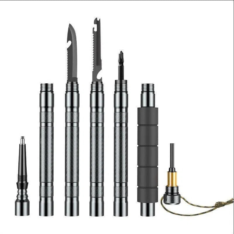 Alpenstock Folding Multifunctional Outdoor Hiking Self-defense