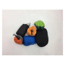 Five rolled sleeping bags in black, orange, blue, and green adorn a white surface, perfectly paired with the Automatic Quick-Opening Mosquito Net Hammock for an enhanced camping experience.