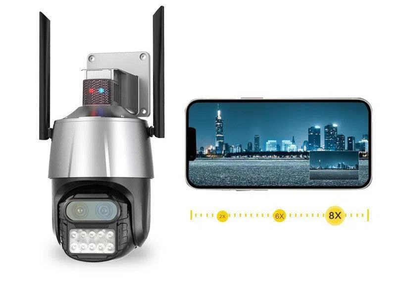 Binocular Wireless Ball Camera Outdoor Waterproof Monitor