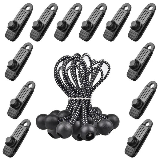 Camping Tent Peg Clips — Ground Anchor Set