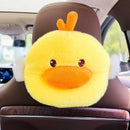 Car Multifunctional Armrest Box Tissue Box Cartoon Plush Cute Car Seat Back Hanging Tissue Box Car Supplies