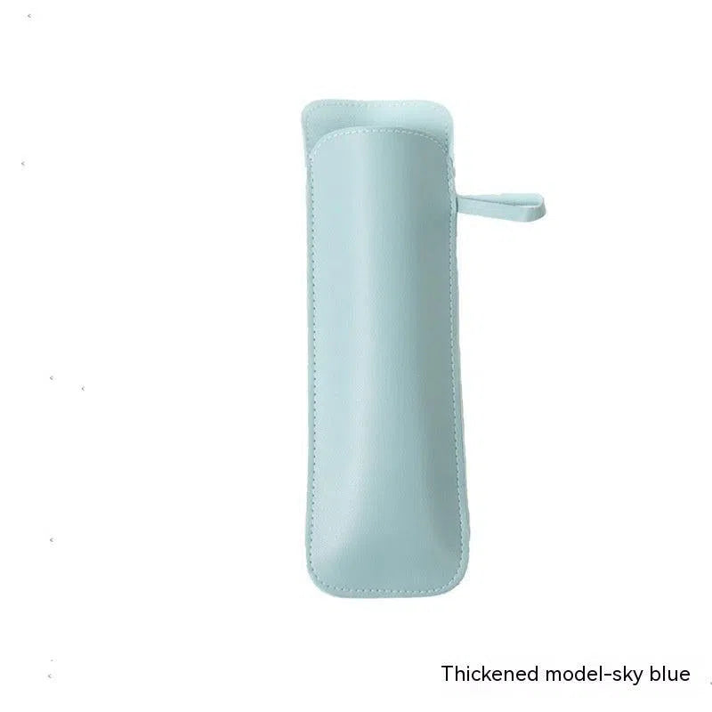 Sky blue, thickened case made from high-quality polyester fiber with a zipper and side handle, set against a plain white backdrop.