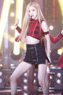 Costume Red Irregular Sloping Shoulder Suit Playing Song Suit