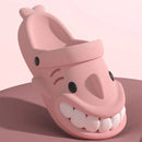 Cute Funny Shark Slippers Summer Outerdoor Garden Shoes Indoor Non-Slip Floor Home Slipper