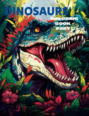 Dinosaurs Coloring Book - Part 1: Dinosaurs With Beautiful Designs, Black & White Coloring Book For Adults and Grown-Ups