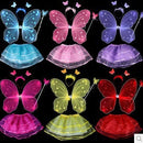 Four-piece Butterfly Wings Set, Angel Wings Children's Day Performance Props