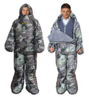 Human sleeping bag humanoid sleeping bag can walk mummy sleeping bag wild warm sleeping bag hospital accompanying sleeping bag to keep warm