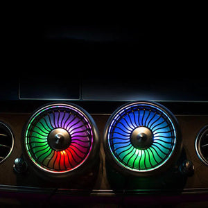 Creative USB Desk Fan with LED Detail