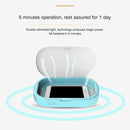 UV sterilizer box for phone and jewelry disinfection | Dual UV-C light sanitizer with aromatherapy feature | Personal sanitizer box for smartphones and accessories | Portable phone cleaner with USB power | Jewelry and watch sterilizer with safe UV light | Aromatherapy UV disinfection box for home or travel | Chemical-free sterilization for personal items | Compact UV light box for phones and small gadgets | Disinfection box that kills 99.9% of germs and bacteria.