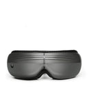 The New Eye Spa And Music Therapy device boasts a sleek, modern dark gray design and advanced graphene technology. It includes a single button on the left side and a gently raised center section to enhance comfort and relaxation, offering the perfect combination of style and soothing relief.