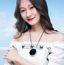 Portable hanging neck air purifier