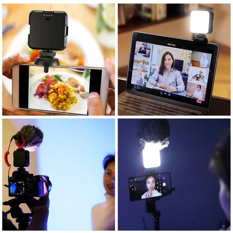 SOONPHO Video Conference 5600K LED Video Light Cube Laptop