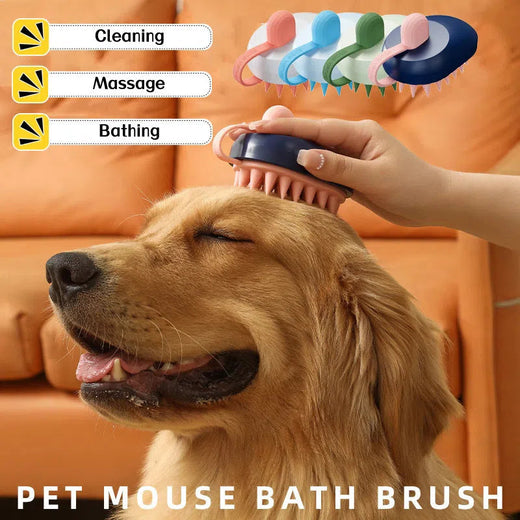 Soft Silicone Pet Grooming Brush