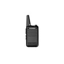 The TIENGU Professional Wireless Handheld Intercom Radio, in black, features a short top-left antenna and side buttons. It includes an Android USB interface and two small front-bottom buttons for seamless operation.