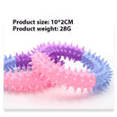 TPR Pet Toy Three-color Piercing Ring Dog Molar