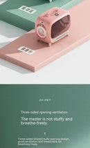 TV Cat Bag Out Portable Space Capsule Pet Backpack Carrying Large Capacity Portable TV