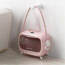 TV Cat Bag Out Portable Space Capsule Pet Backpack Carrying Large Capacity Portable TV