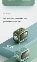 TV Cat Bag Out Portable Space Capsule Pet Backpack Carrying Large Capacity Portable TV