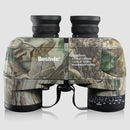 The Waterproof Binocular Coordinate Ranging Telescope boasts 10x50mm magnification, a range of 396ft at 1000yds, and a compass between lenses. These camo binoculars float and are ideal for any adventure.