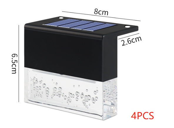 Colorful RGB solar LED light for outdoor steps and fences | Waterproof solar fence light with dusk-to-dawn sensor | Decorative LED step light with multi-color glow | Solar-powered RGB lighting for garden and patio use | Weatherproof outdoor light for decks and walls | Fence-mounted LED light with color-changing effects | Easy-install solar step light with vibrant illumination | Energy-saving solar LED for outdoor safety lighting | Durable RGB fence light for night-time ambiance | Multi-color solar LED lamp 