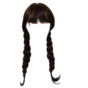 Wednesday Addams Costume Dress for Girls — Gothic Princess Halloween Outfit