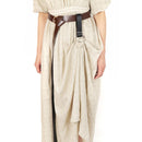 Women's Hiking Pleated Skirt Leather Metal Double Ring Buckle