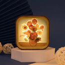 Wooden Small Night Lamp Bedroom Rechargeable Sleeping Light