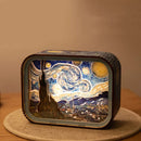 Wooden Small Night Lamp Bedroom Rechargeable Sleeping Light