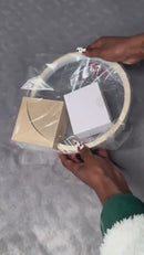 Bedside touch table lamp with natural sounds and alarm clock, 3-level brightness control, perfect for home decor and nightstand use